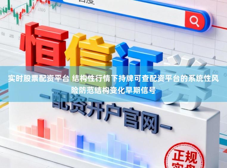 实时股票配资平台 结构性行情下持牌可查配资平台的系统性风险防范结构变化早期信号