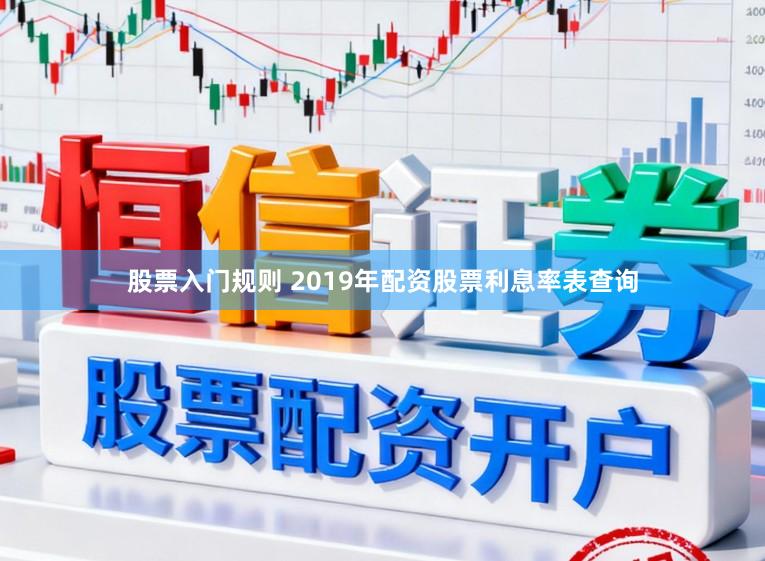 股票入门规则 2019年配资股票利息率表查询