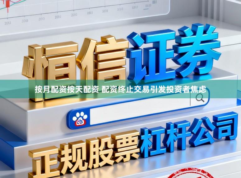 按月配资按天配资 配资终止交易引发投资者焦虑