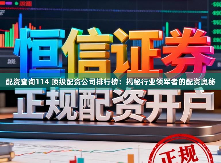 配资查询114 顶级配资公司排行榜：揭秘行业领军者的配资奥秘
